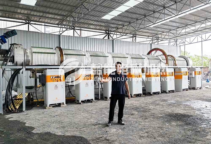 電磁加熱回轉窯 電磁加熱回轉窯