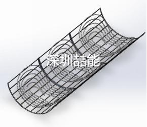 310不銹鋼管道電磁加熱設計半圓形加熱效果圖 310不銹鋼管道電磁加熱設計半圓形加熱效果圖